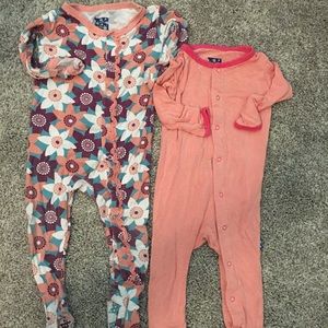 KicKee pants pajamas 6/12 mo bamboo
